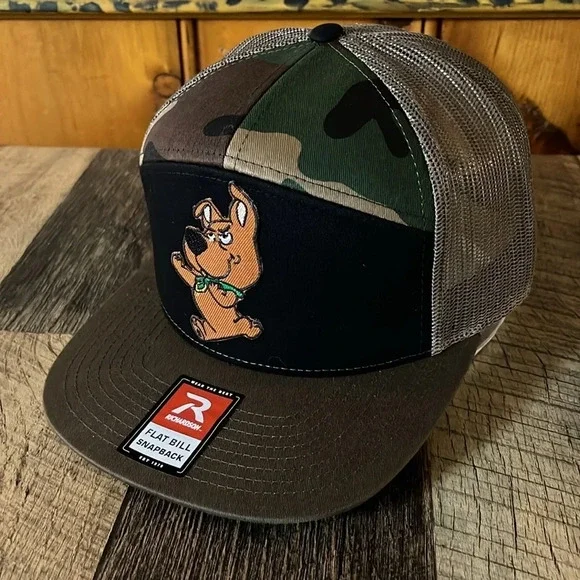 CUSTOM DESIGN SCRAPPY DO 7 PANEL TRUCKER HAT - Picture 2 of 6